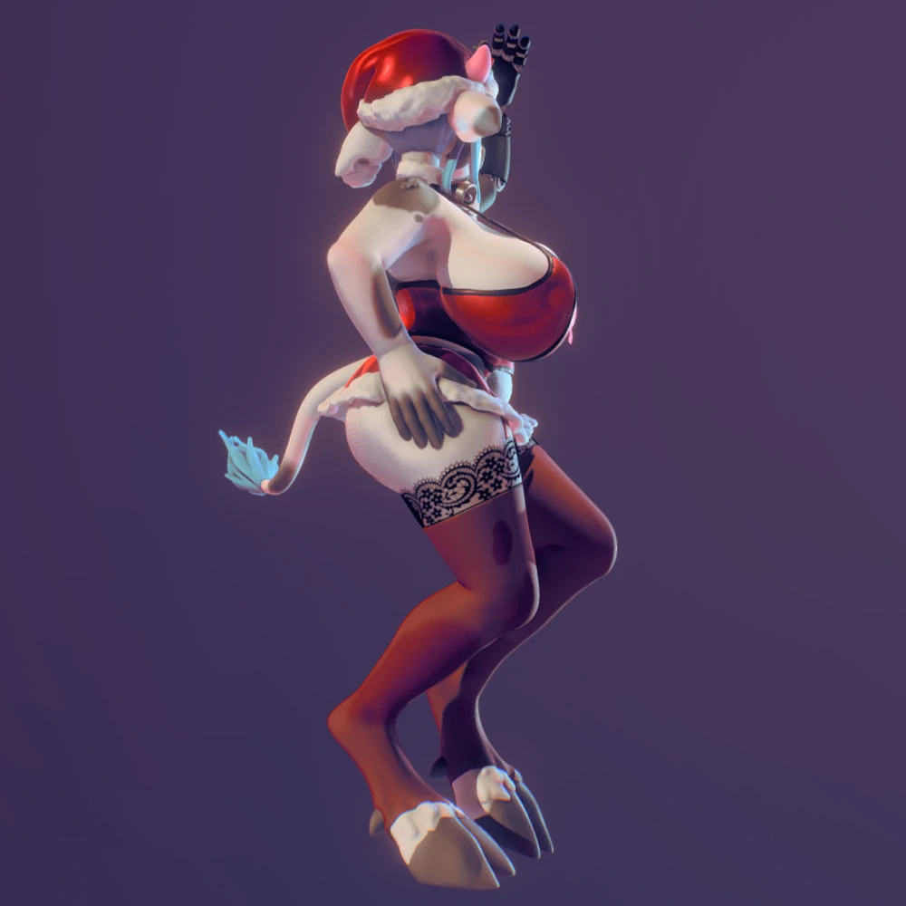 Figurine de noël en résine NSFW, jouet artisanal, Statue de réduction Miniature non assemblée, Kit non peint, 1/24