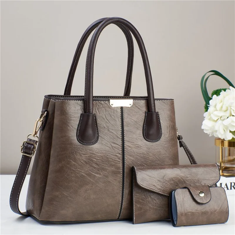 

Fashionable Leather Women's Handbag High-End Luxury Brand Trendy Design Refined Finish Vintage Daily Bag​