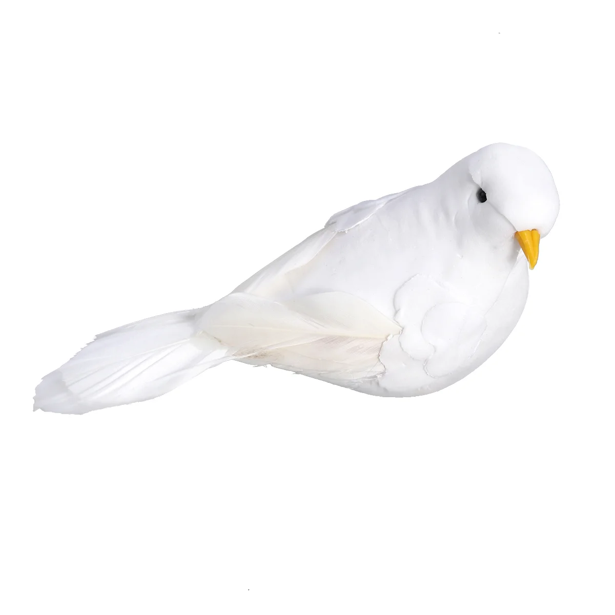 Figuras de pájaros falsos, palomas, palomas, decoración Artificial, adorno blanco, césped, juguete de imitación, juego de juegos para jardín