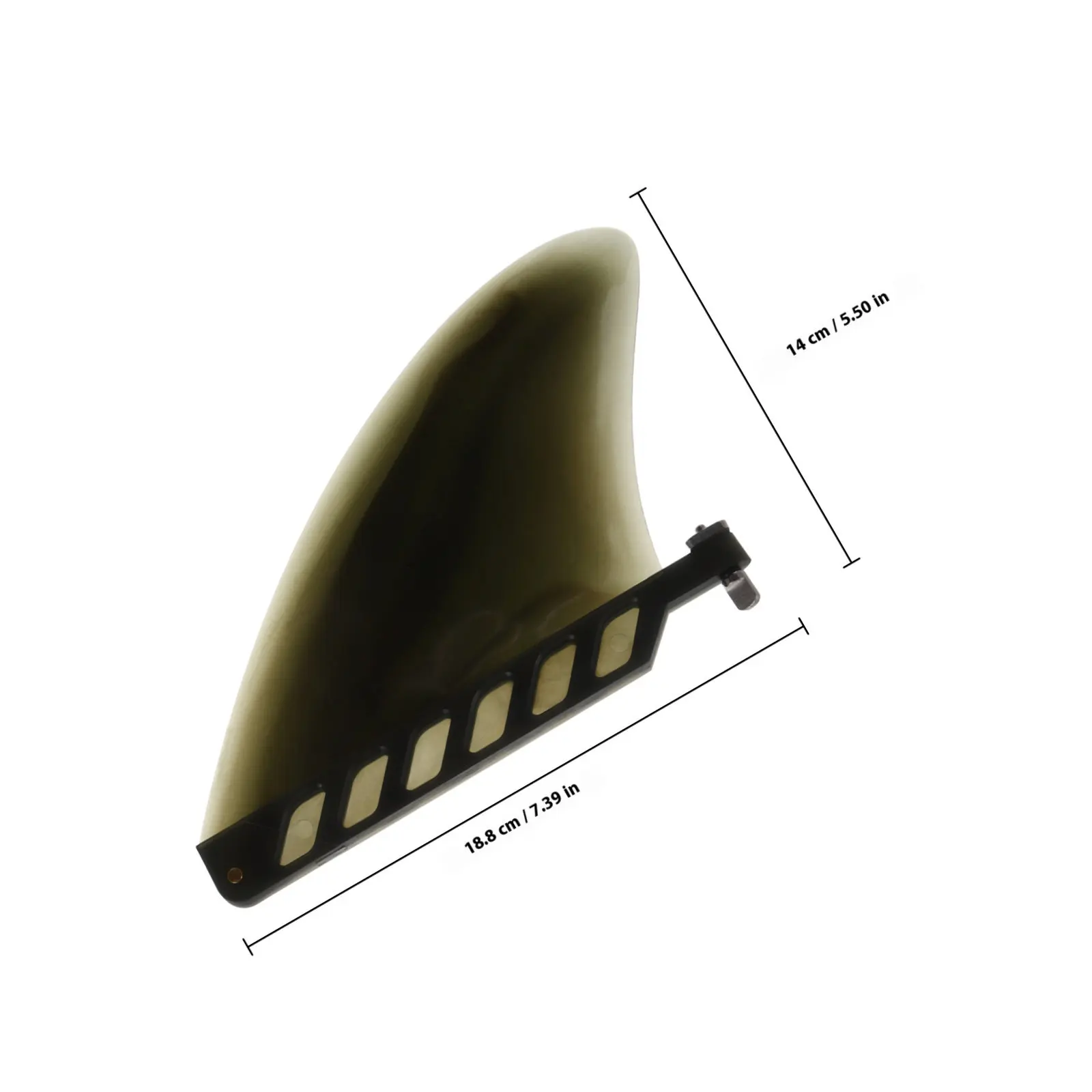 Surfboard Fin Large Fin Design Improved Performance Easy to Install Detachable Paddleboard Water Stabilizer Water Stabilizer