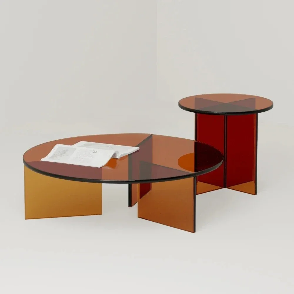 

Q Современный минималистичный высококачественный чайный столик для гостиной, дома, роскошный акрил