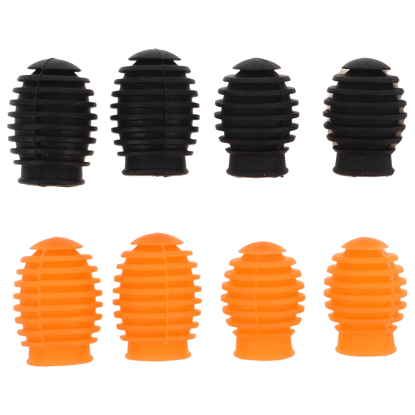 

8Pcs Drumstick Silicone Mute Tips Quiet Practice Dampeners Silent Covers Percussion Practice Accessories Silicone Drum Mutes