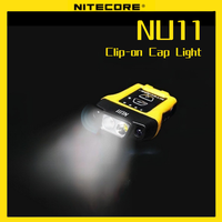NITECORE NU11 Headlamp fishling Clip-on Cap Llight camping Headlamp Hiking headlight Climbing Flashlight Touch Running Headlamp