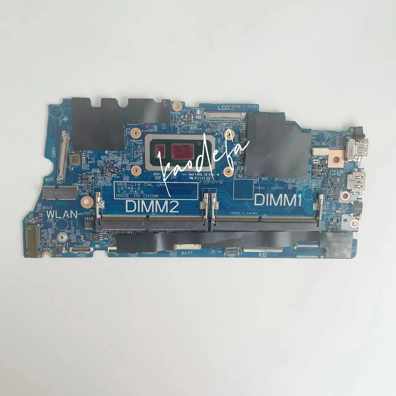 Imagem -03 - Mainboard para Dell Latitude 3410 3510 Computador Portátil Placa-mãe Cpu: I510210u Srgky Ddr4 Cn0myg77 0myg77 Myg77 Teste ok 197462