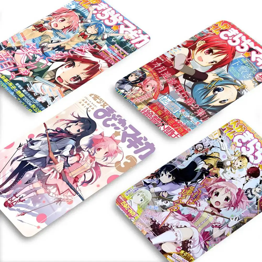 Puella Magi Madoka Magica Black Lanyard Card Holders Student Meal Cards And Campus Ids School