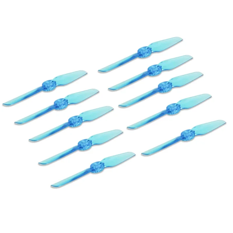 5 Pairs HQ Prop Durable T65MM 65mm 2.5 Inch CW CCW 2 Blade Propeller for Ultramicro / Toothpick FPV Drone Quadcopter Grey Blue