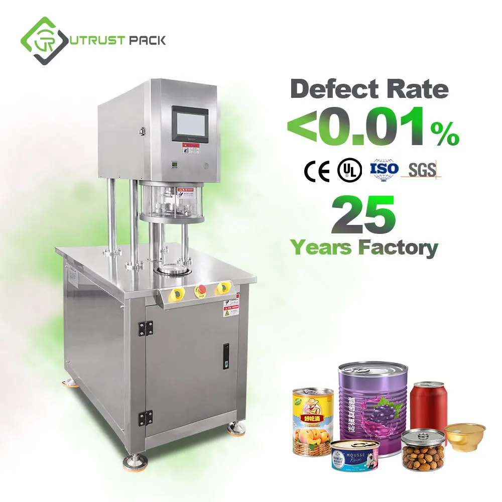 Semi Automatic Coffee Bean  Filling Vacuum Sealer Vertical  Flushing Sealing Machine