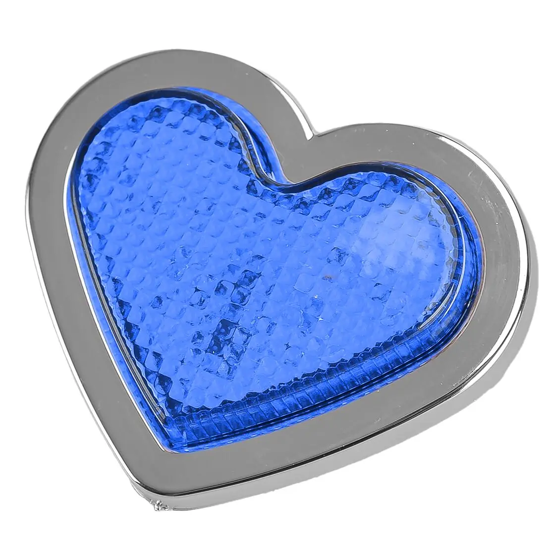 Blue Heart Shaped Side Marker LED Light Turn Signal Indicator Lamp Universal for 12-24V Car Van Truck Trailer New