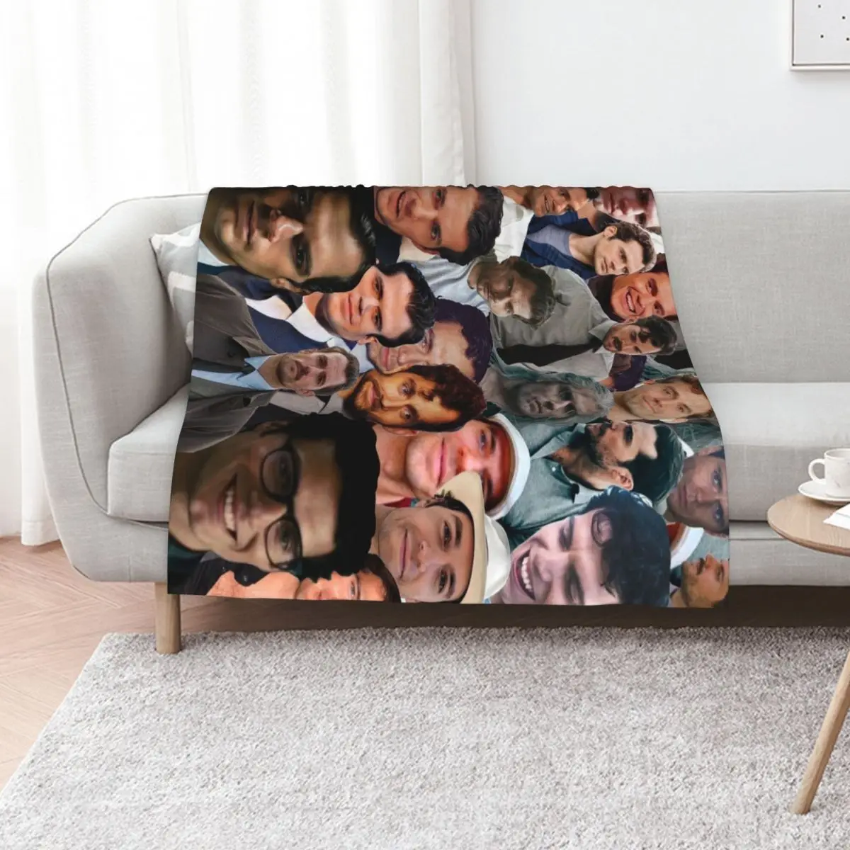 

Henry Cavill Photo Collage Throw Blanket Luxury Designer Vintage Decorative Sofas anime Blankets