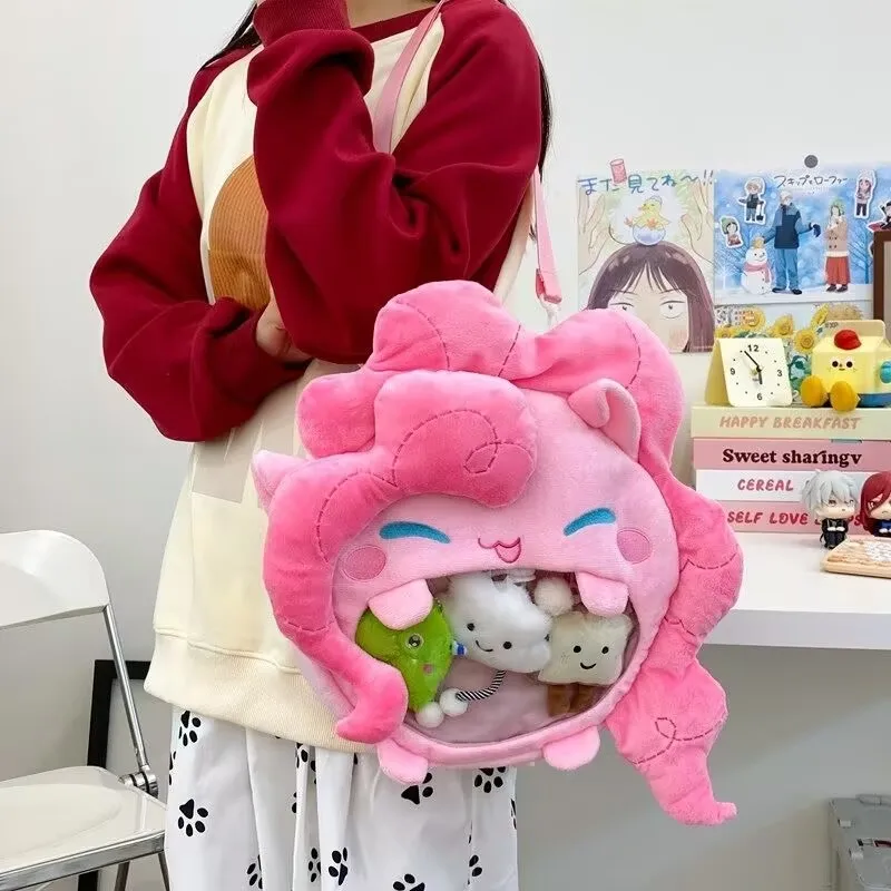 My Little Pony Plush Mouth Bag  Itabag Translucent Display Large Capacity Portable Storage Holiday Gift Commuting Festival Gift view 5