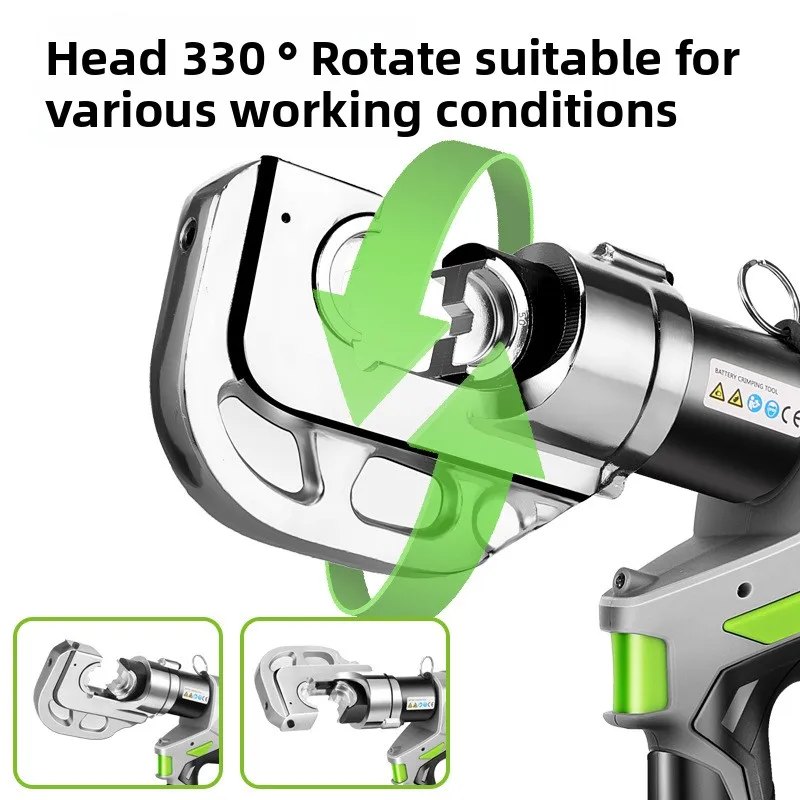 Electric Hydraulic Pliers Lithium Battery Operated Cable Pliers Aluminum Terminal Charging Crimping Electric Crimping