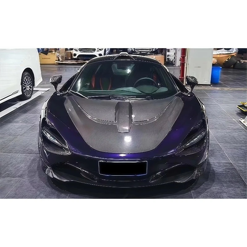 New Arrival Competitive Price Dry Carbon Fiber Front Bonnet Engine Hood for 720S t001