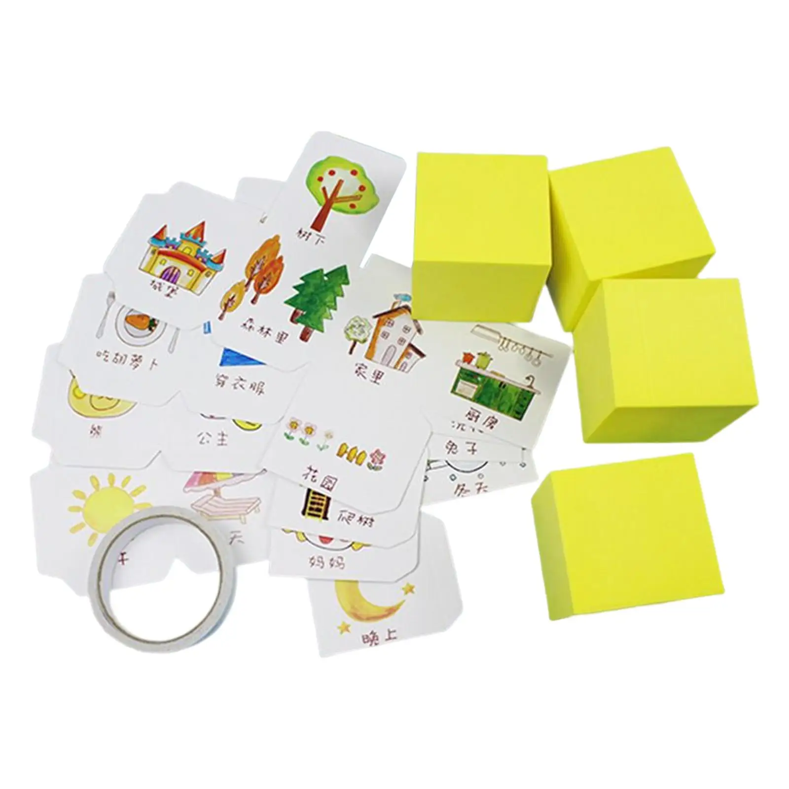 Foam Dice Set Throwing Dice Activities Language Learning Game for Kids Baby