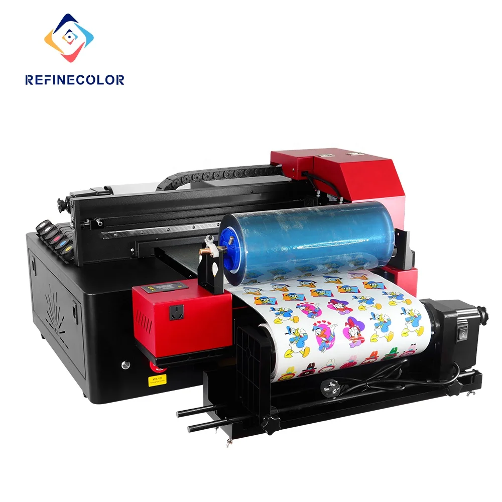 2023 New Arrival UV DTF Printer 31cm A3 Roll To  Logo   For Making  Transfer Sticker  Industry