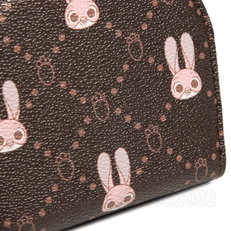 Disney Judy New Card Holder Luxury Brand Original Cartoon Cute Women's Card Holder Large Capacity Fashion Trend Id Card Holder