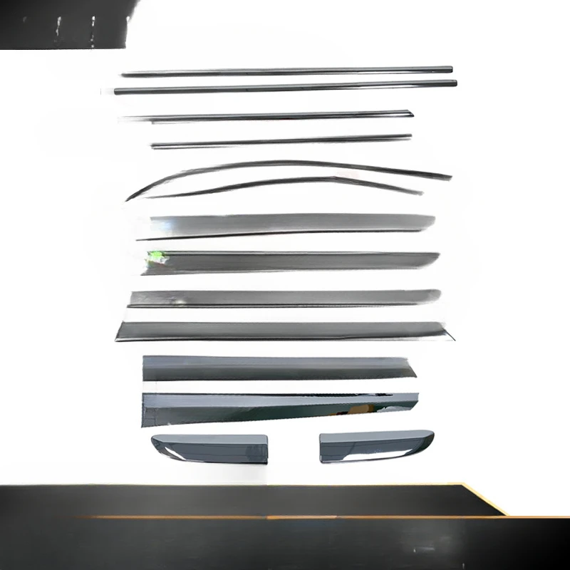 

For Bentley Continental GT Flying Spur Fender Rear Bumper Decorative Electroplated Strip Protective Strip Anti-scratch An