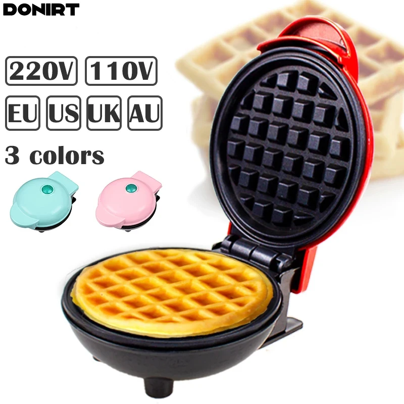 

110V/220V Electric Mini Waffles Maker Machine Kitchen Cooking Appliance for Kids Breakfast Dessert Pot Small Fried Eggs