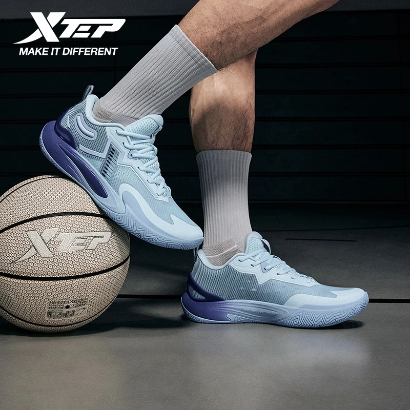 Xtep Light Attack 5 Guard Basketball Sneakers Cushioning Grip Durability  Professional Performance Sports Shoes 874119120005