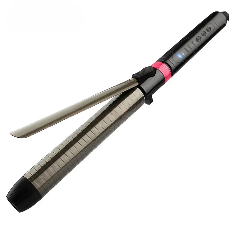 Professional Hair Curler Rotating Curling Iron Wand with Tourmaline Ceramic Anti-scalding Insulated Tip Styling Tool