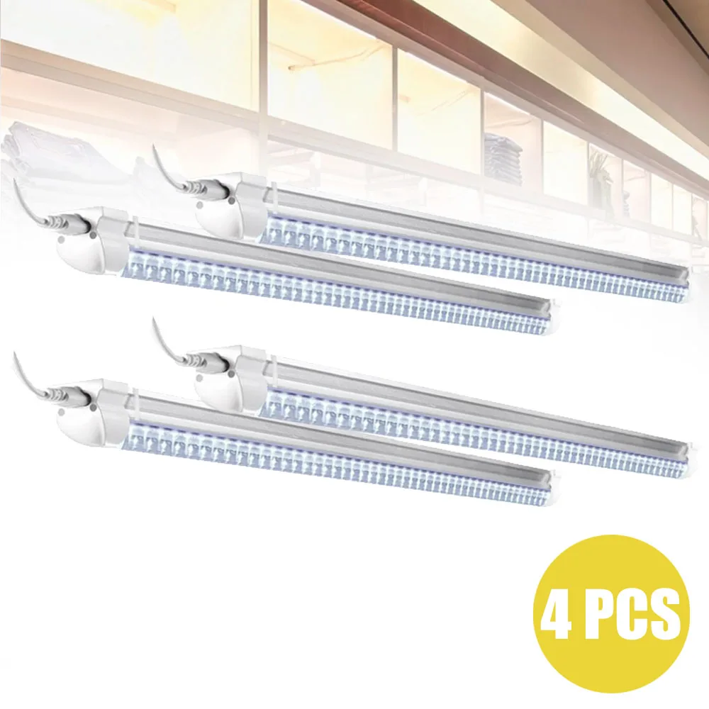 aluminio led tube light bar kitchen cloconjunto lighting switch home workbench lamp loja de iluminacao armazem iluminacao 60cm 265v conjuntos pcs 01