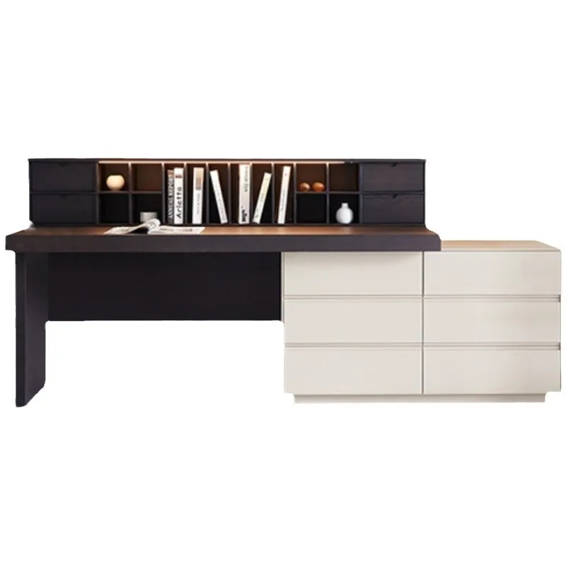 Comò laccato nordico, scrivania moderna e minimalista per camera da letto, mobile TV