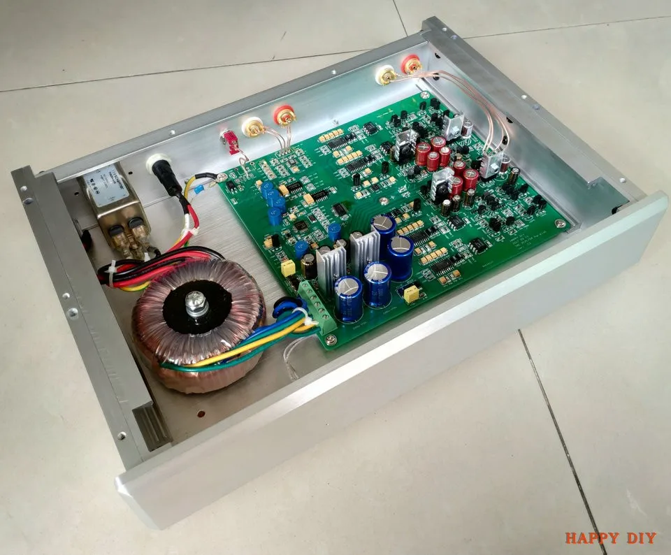 

Full discrete component high-fidelity amp 2 pieces of PCM1704J in parallel, can push HD800 650 600 DT880 990 AK701 702