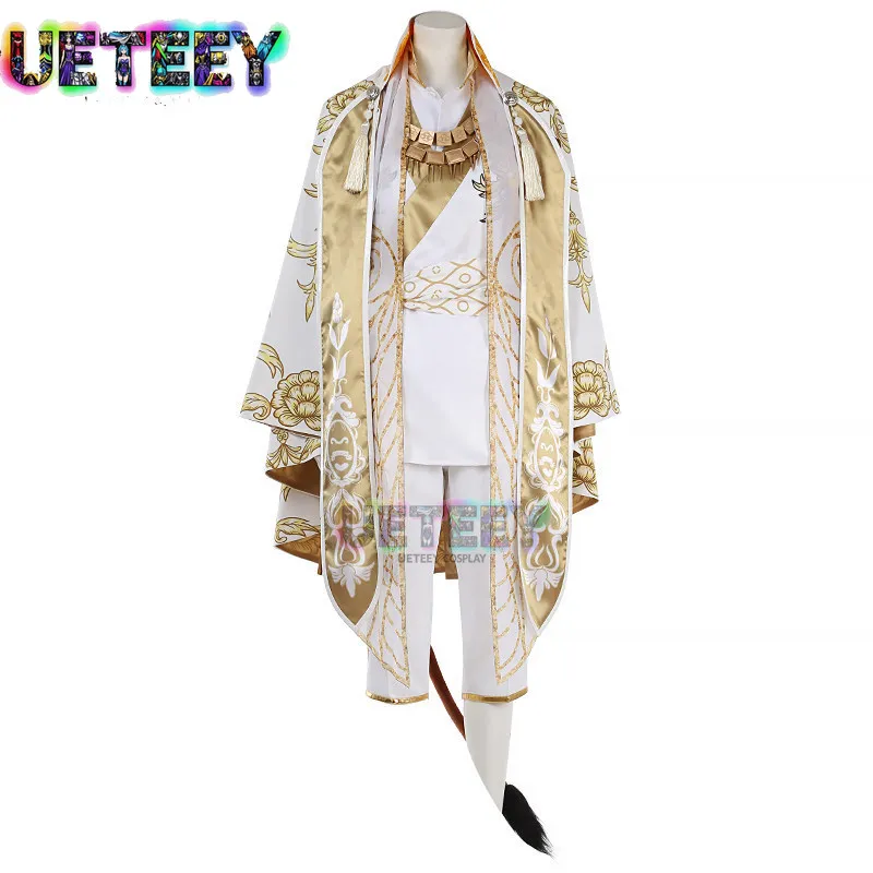 UETEEY COS Twisted Wonderland Savanaclaw Dorm Fairy Banquet Leona Cosplay Costume Halloween Anime Costume Custom Size