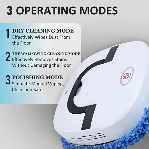 Smart robotdammsugare och moppkombination, självladdande, USB-laddningsbar, borttagning av husdjurshår, kraschfri, tyst rengöring för hem och lägenhet 9 best sales smarta apparater - №1