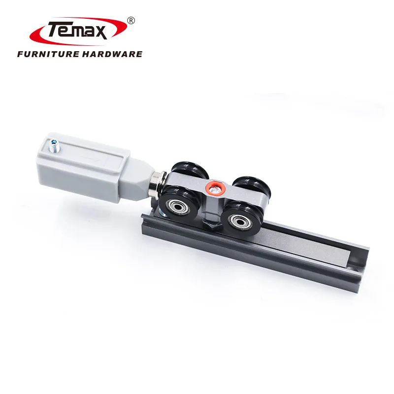 STLF  M70A Wooden Pocket Recessed Sliding Door System Parts Push to Open and Soft Close Sliding Door Roller for Pocket Door
