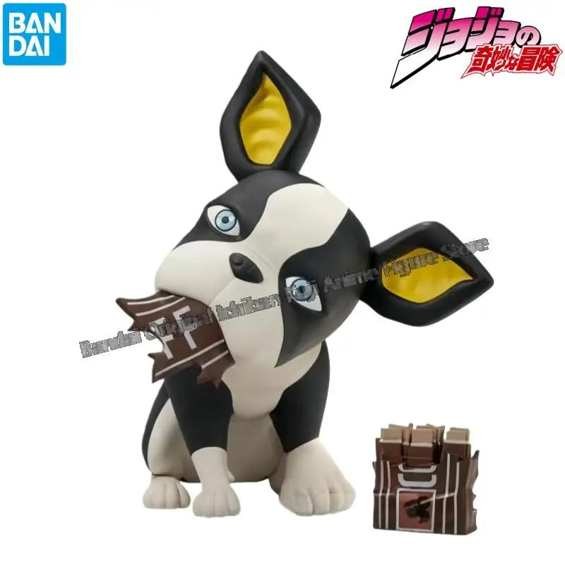 In Stock Bandai Original Box Garage Kit Anime Characters Jojo S Bizarre Adventure Iggy Collectible Original Action Figure Statue - view 4
