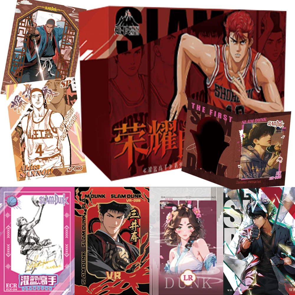 

Slam Dunk Classic Anime Collection Cards Sakuragi Hanamichi Sports Competition Comic Protagonist Peripheral Hobby Cards Toy Gift