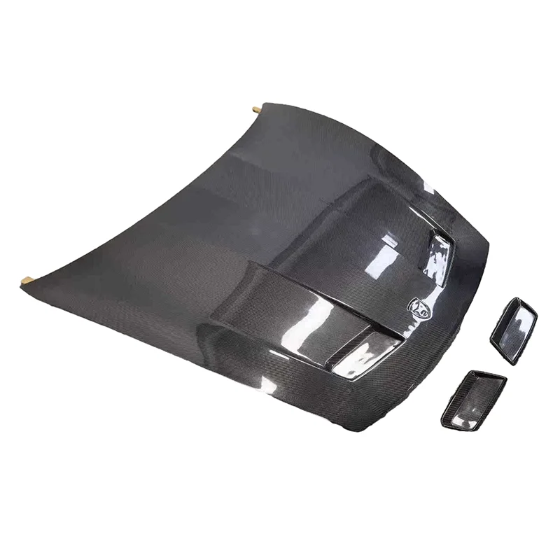 Carbon Fiber Fibre Front Engine Hood Bonnet Vented for Porsche Taycan 2019-2022,100% tested well - Image 2