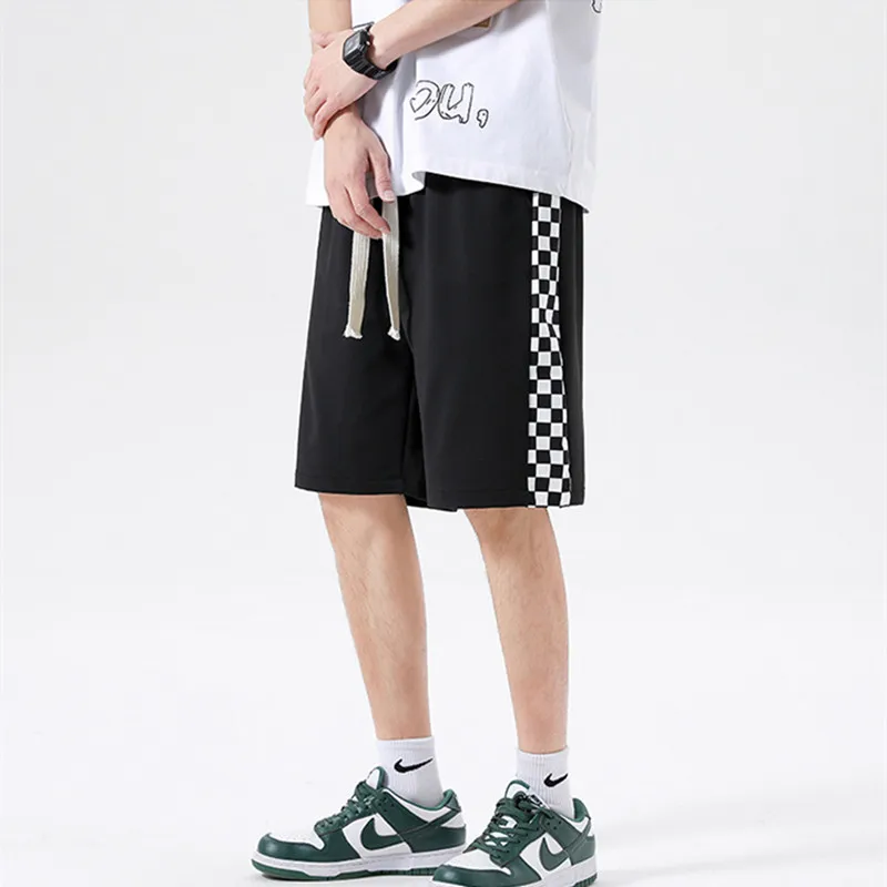

Shorts Fashion Summer Unisex Loose Spring Split Pants Couple New Oxygen Cotton Hong Kong Style Heavyweight High Quality Sports P