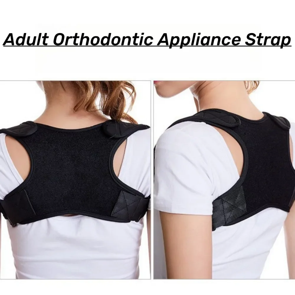 Posture Corrector Adjustable Back Fracture Support MenWomen Back Clavicle Spine Shoulder Correction Brace Belt Strap Comfortable