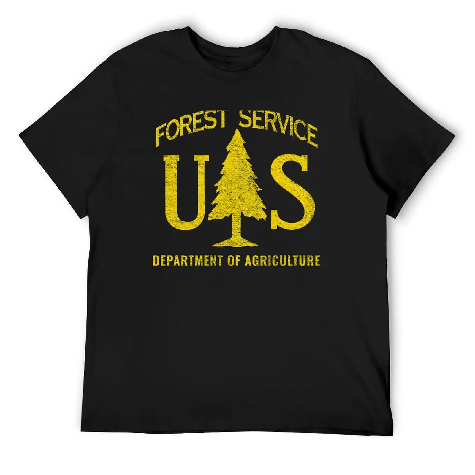 

U.S. Forest Service (Distressed Yellow) T-Shirt graphic t shirts custom t shirt vintage anime shirt customs shirts men graphic