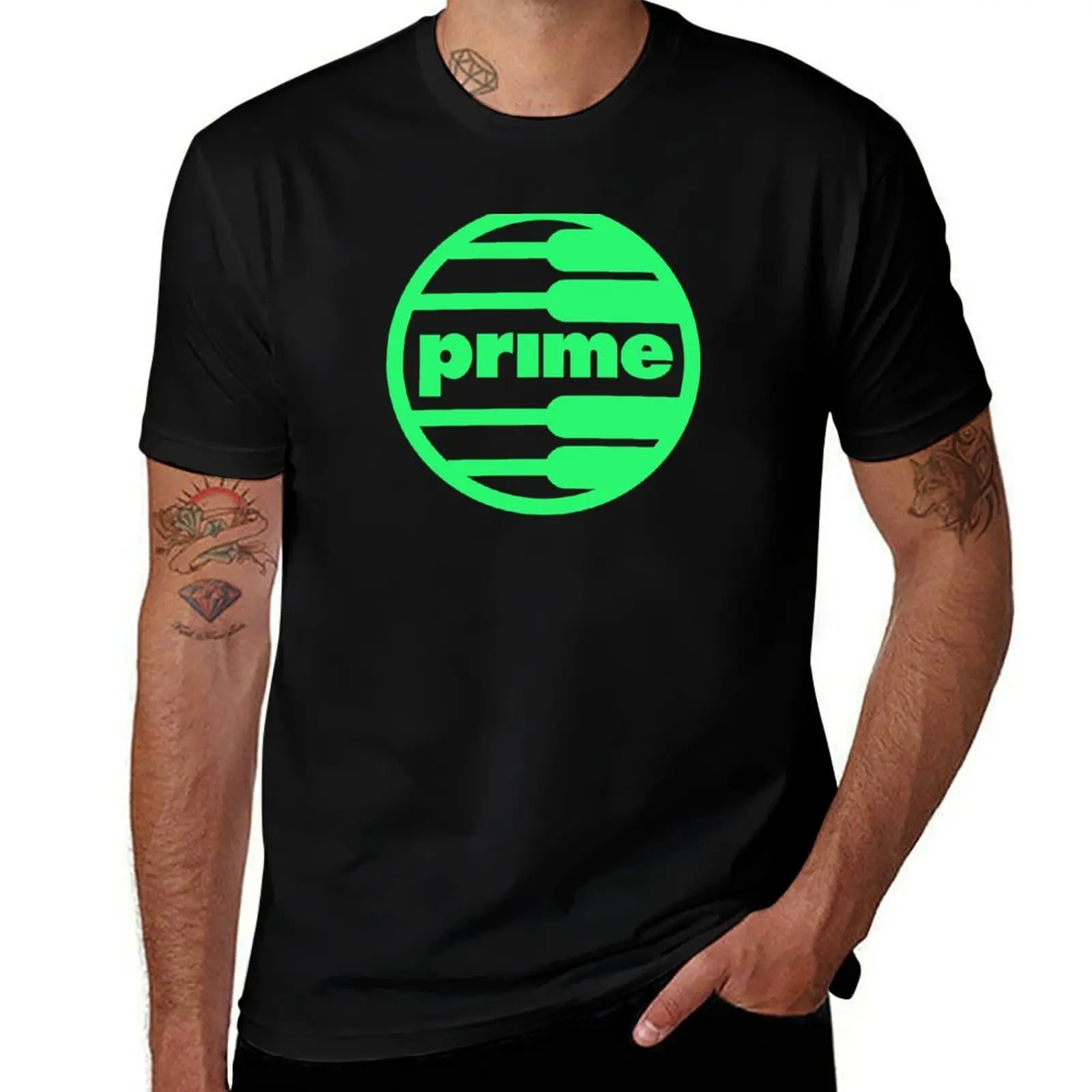 Prime Television T-Shirt Work Outdoor T-Shirt for Men