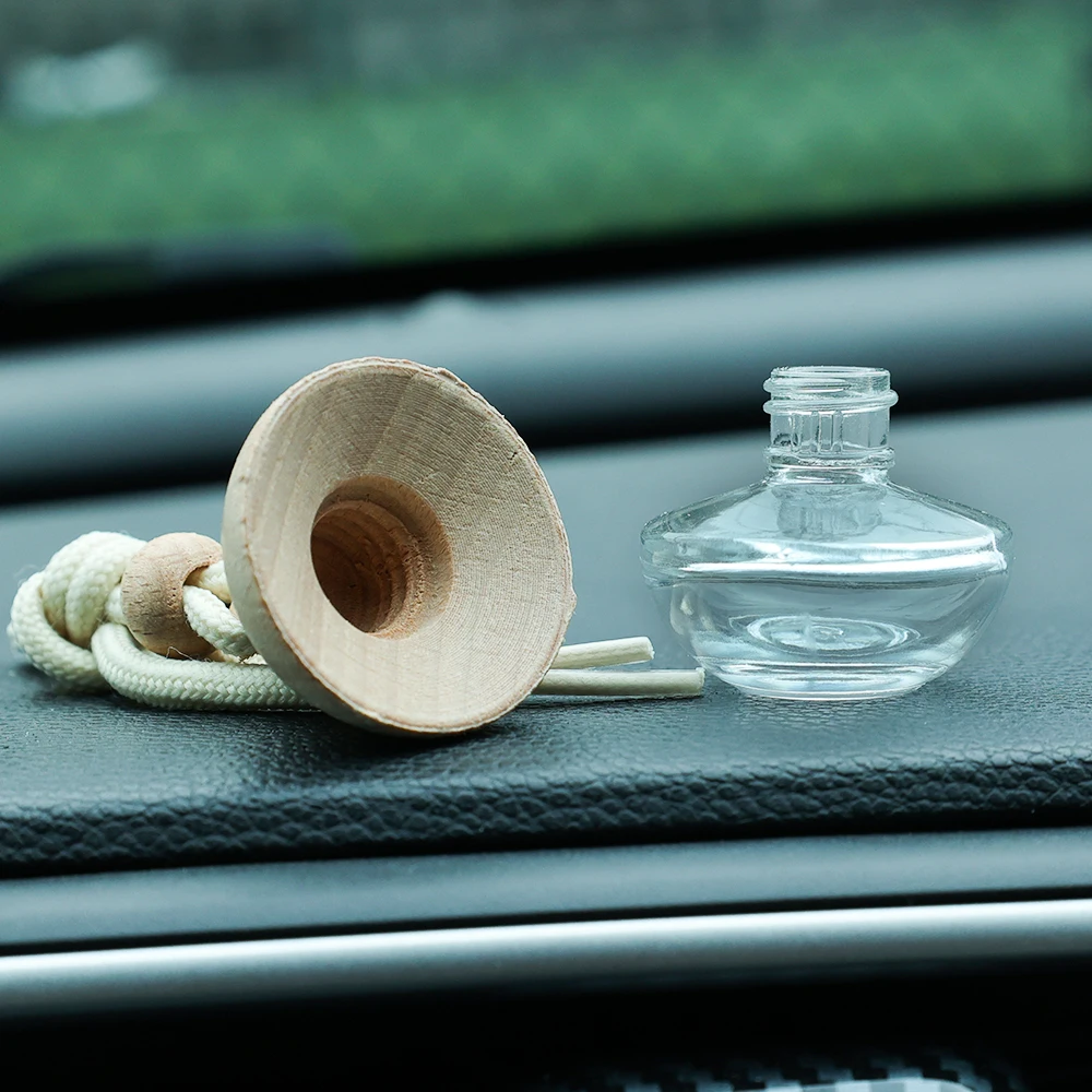 Bottiglia di profumo per auto specchietto retrovisore ornamento deodorante per ambienti per oli essenziali diffusore fragranza Car-Styling bottiglia