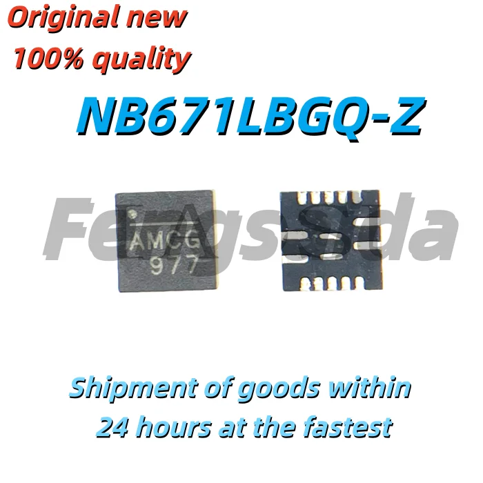 5pcs The brand-new original power supply chip NB671LBGQ-Z QFN14 is silk-screened with AMCG, AMCF, AMC starting with AMCH