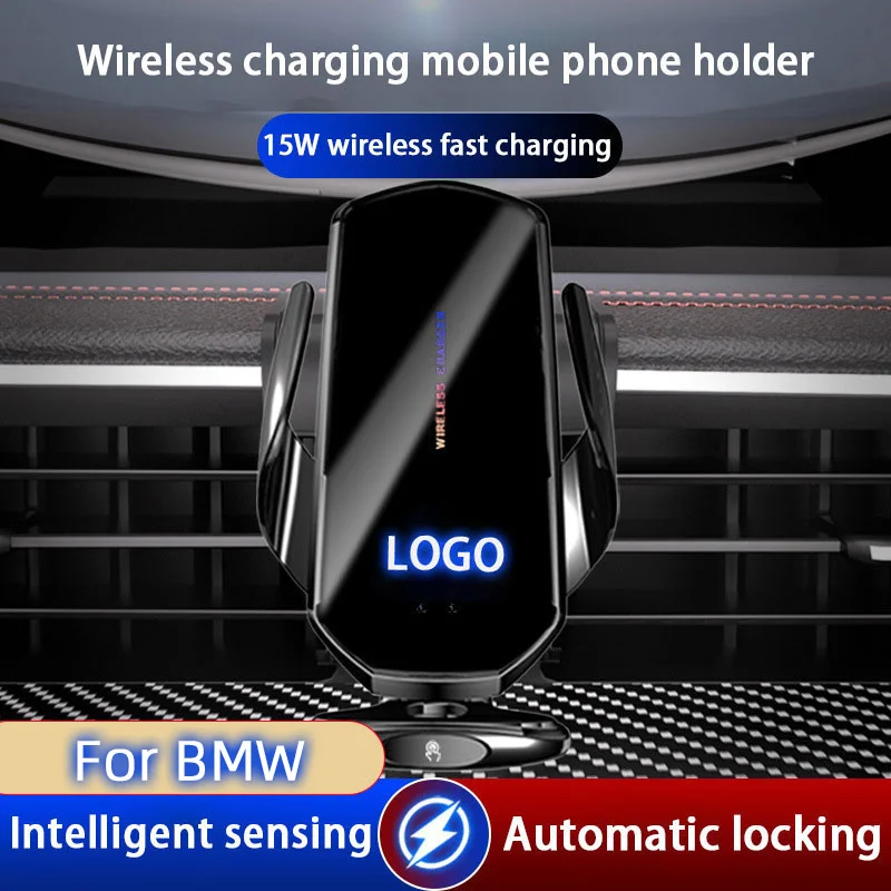 

Car Mobile Phone Holder For BMW 1 2 3 5 7 Series X1 X2 X3 X4 X5 X6 X7 5GT 3GT i3 i4 MINI Wireless Charger Fast Charging Bracket