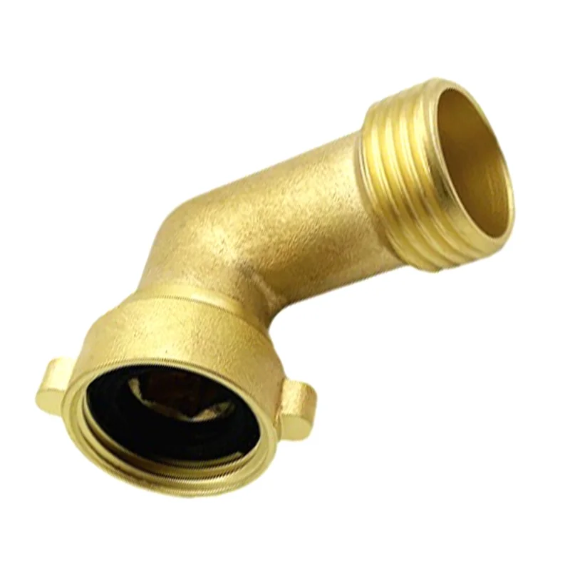 2 piezas de codo para manguera de jardín de 45 grados, 2 piezas con 2 arandelas, extensor de grifo para exteriores, conector de manguera