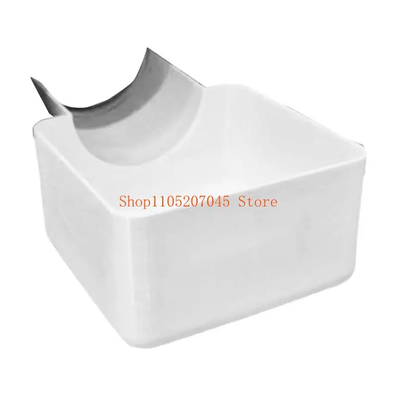 37cd Side Hanging Washer Drain Tray 19 X 8 X 8 Deep Open Water Basin for Laundry or Balcony Utility Areas at Home