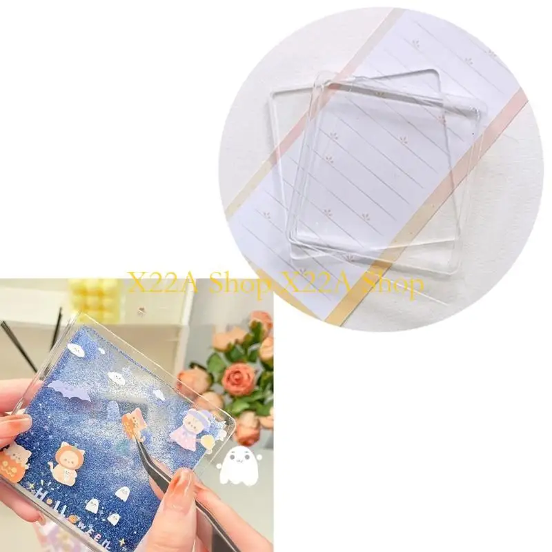 Unique 1 Set Various Styles Valentines Day Love Acrylic Keychain Blank Ornaments Novel Small Gift Heart Keychain Sheets