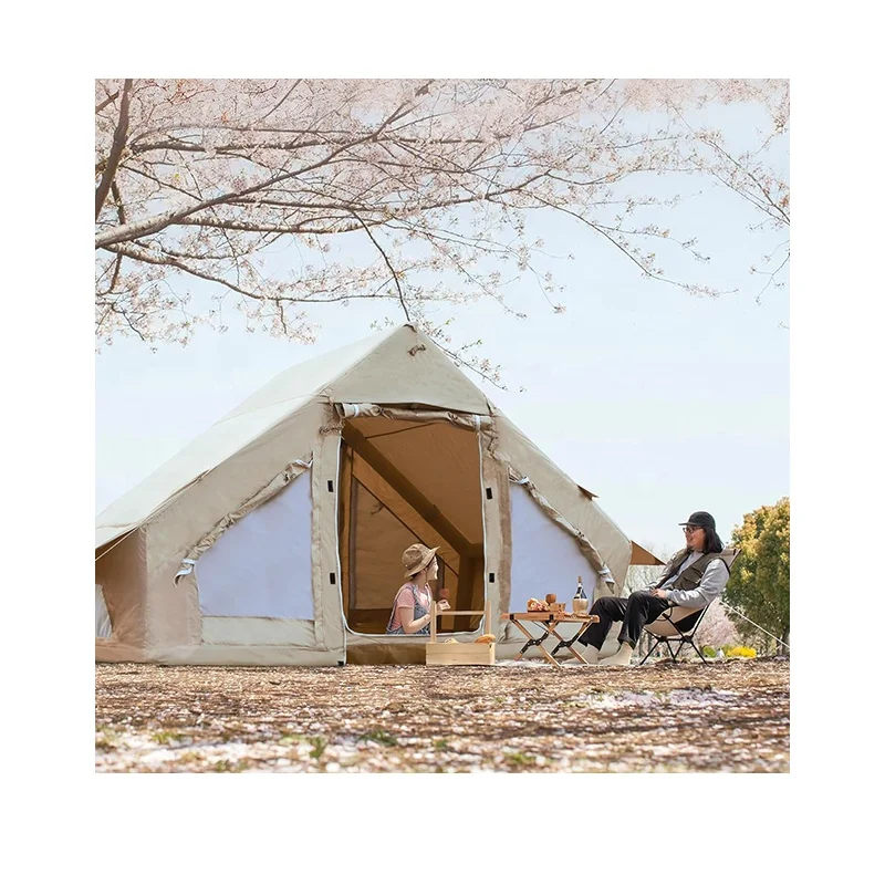 Oxford Fabric Inflatable Disco Tent with Waterproof  3000mm Two Bedrooms & Living Room Four-Season Outdoor Party Tent