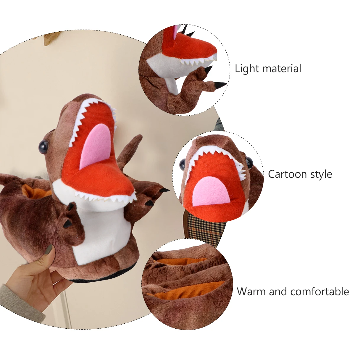 

Cotton Slippers Soft Breathable Cartoon Indoor Shoes Warm Footwear Accessories Home Lounging Child Shoes