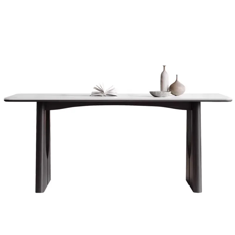 

Medieval style solid wood dining table and chairs 2025 new French retro black Internet celebrity small apartment Japanese cream