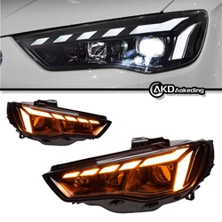 Auto Parts Headlights For Audi A3 2013-2016 Upgrade A5 Sportback Style LED Headlights DRL Dual Projector Car Accesorios Modified