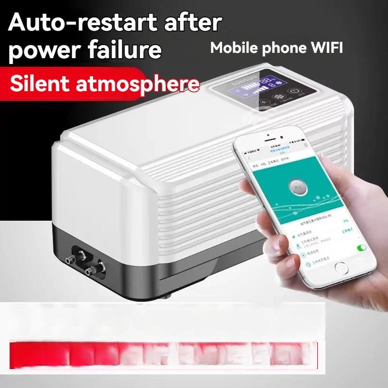 AC/DC Aerator Pump Power Outage Oxygen Pump Power Outage Self Start To Reach Oxygen Pump, Fishing Aerator