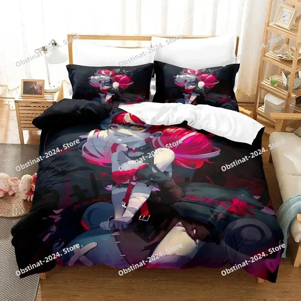 Anime Kureiji Ollie KUREIJI OLLIE Bedding Set Printed single Comforter Quilt Bed Cover Pillow Case 3 Pieces Sets Kids Adult Size