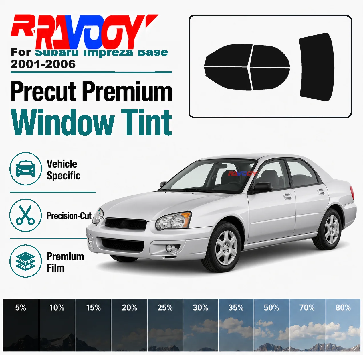 for-subaru-impreza-base-2001-2006-ravooy-pre-cut-window-tint-film-vehicle-specific-full-kit-front-rear-windows-precision-cut