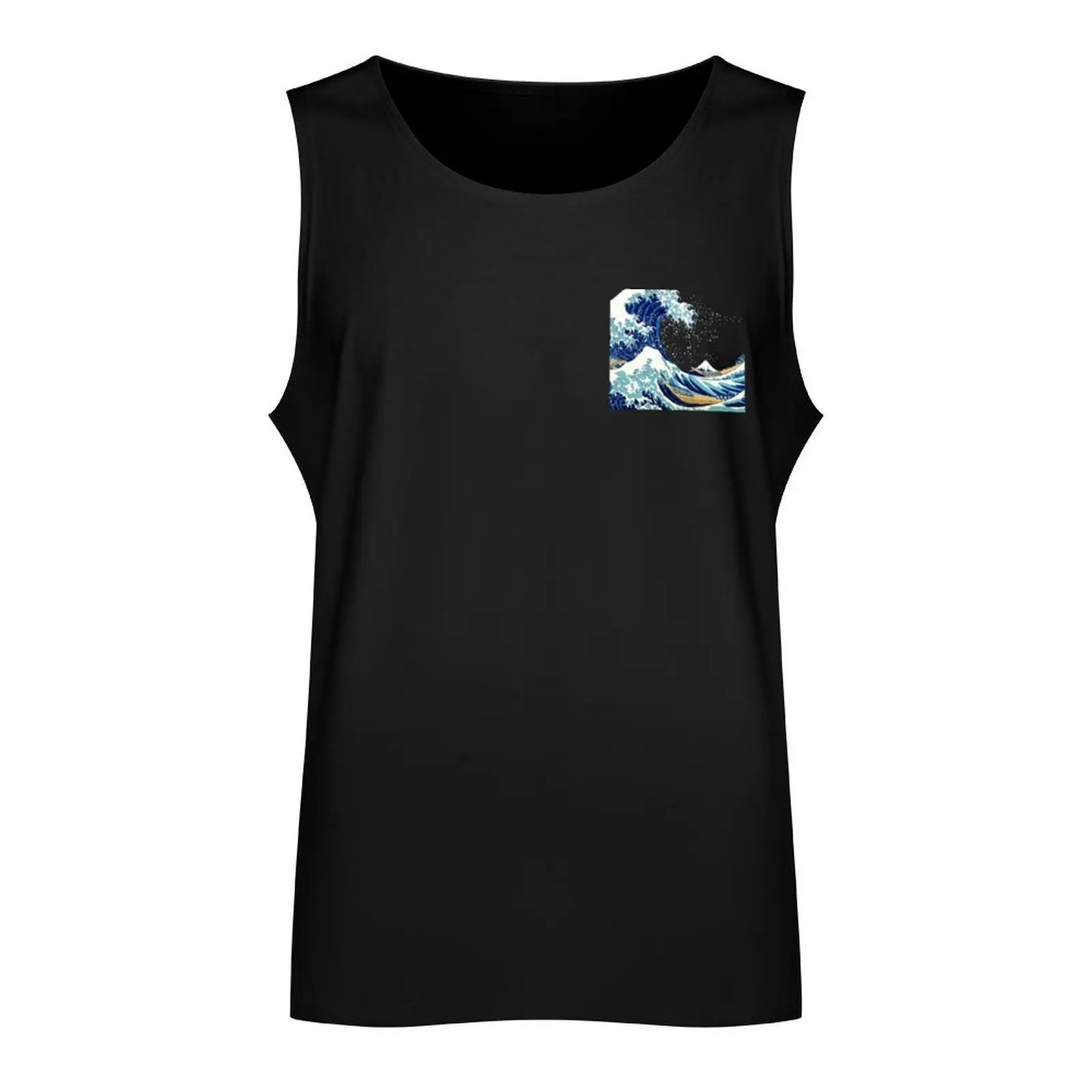 Spirit waves Tank Top sleeveless gym shirts male Men's sleeveless gym shirts